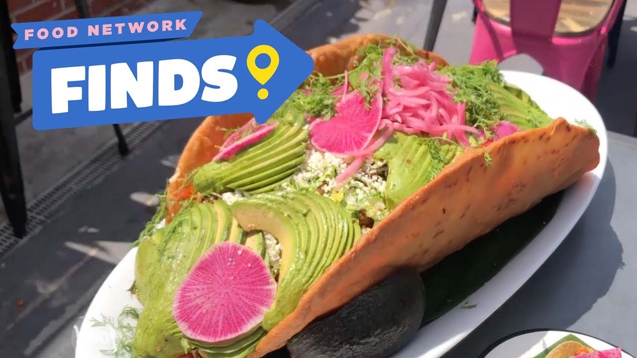 12POUND TACO at Cantina Rooftop 🌮 The Best Restaurants in America Food Network YouTube