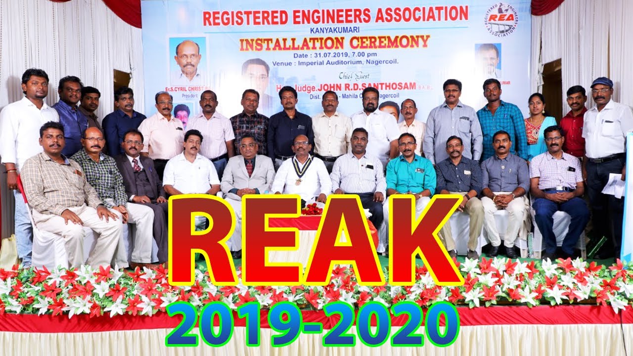 Cyril Christ Raj Er | President of REAK 2019-2020 | Registered ...