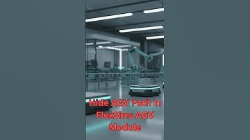 Hide AGV Path in FlexSim
