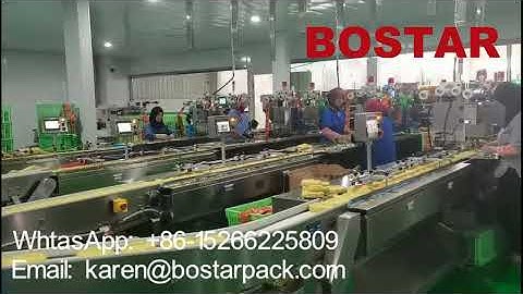 Instant noodles automatic packing machine line with automatic pouch dispenser and noodles group pack