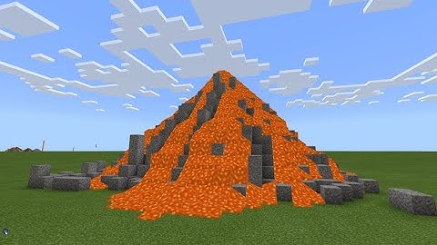 Minecraft Education Edition - How to code a volcano