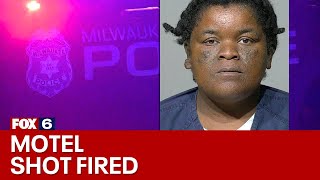 Milwaukee motel shot fired, woman charged | FOX6 News Milwaukee