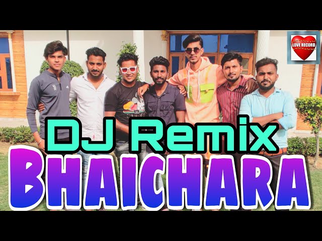 Bhaichara DJ Remix || Baman Gujjar Rajput || New Haryanvi song 2022 | High Bass Remix | Love sharma class=