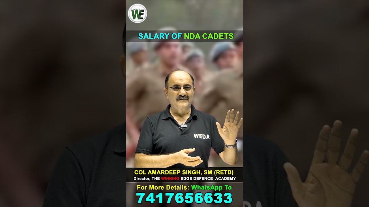 What Is The Salary Of NDA Cadet Does A At Get During Training Period