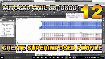 How to Create Superimposed Road Profile | AutoCAD Civil 3D in Urdu/Hindi | Lesson 12