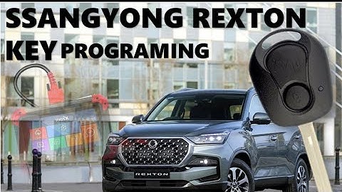 SSANGYONG _REXTON_ KEY RPOGRAM XTOOL