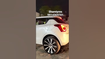 Swift 18 inch #shamtyres#swift #swiftlover #swiftmodified #alloywheels #tyres #amritsar #viralshort