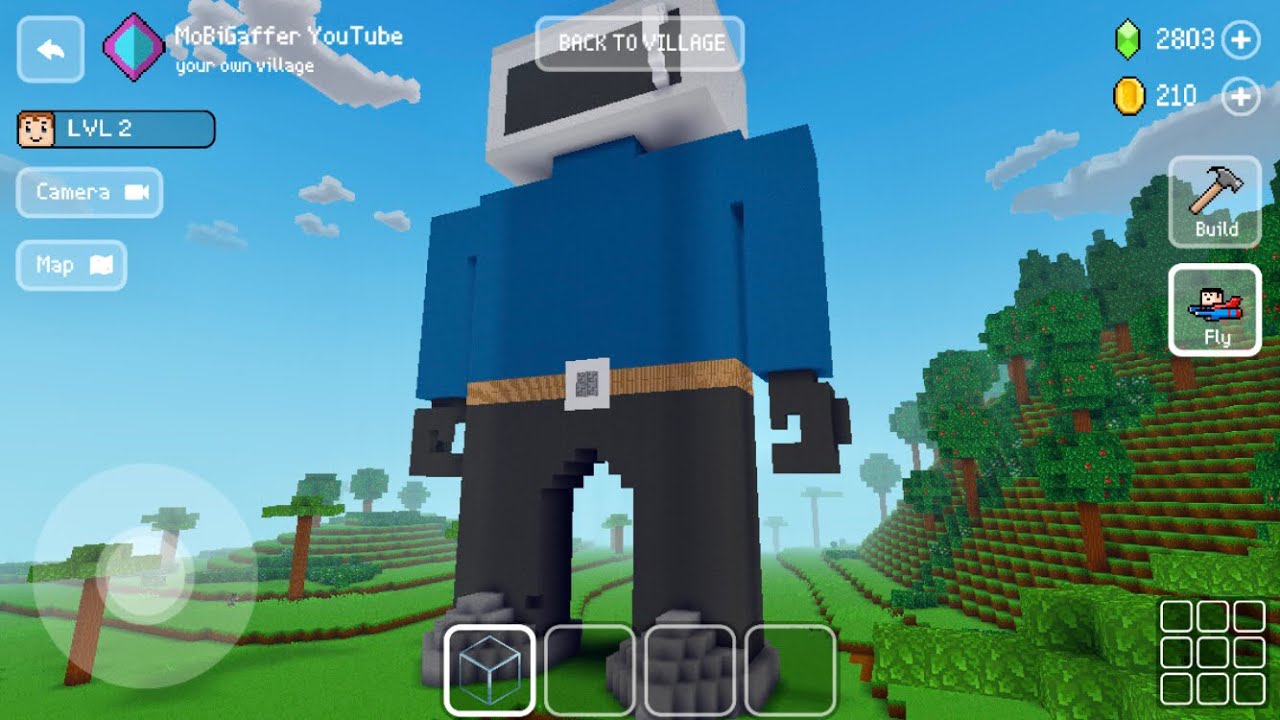 Block Craft 3D Crafting Game 3301 Titan Microwave Man YouTube