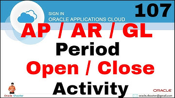 Oracle Fusion 107: How to open AP, AR and GL periods in fusion @TechShooterIN