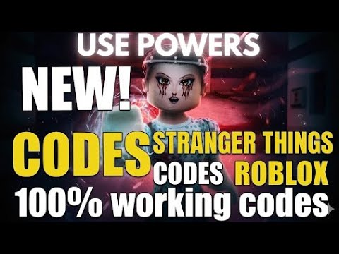 STRANGER THINGS UNIVERSE CODES 🩸[ROBLOX]🩸 ⚠️ WORKING ⚠️