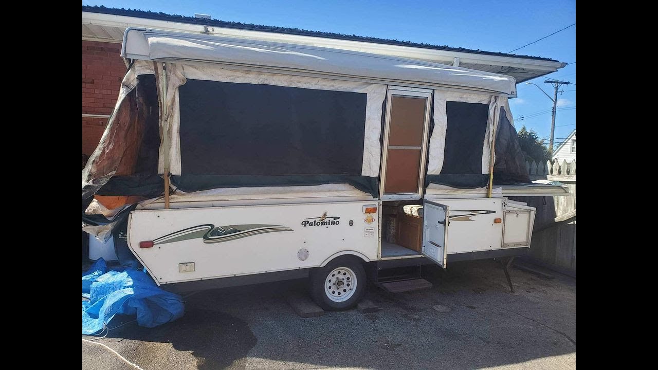 Early 2000 Palomino tent trailer YouTube