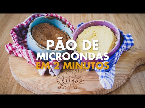 Pão de Microondas em 2 minutos!