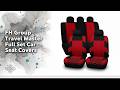 FH Group Travel Master Car Seat Covers Review 🔥 Universal Fit Red Interior Upgrade (2026)