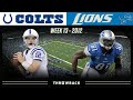 Drama in Detroit! (Colts vs. Lions 2012, Week 13)