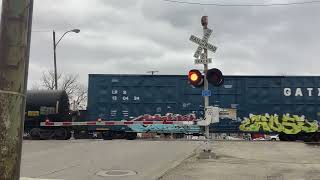 (US&S Teardrop Bell!) Center Street Railroad crossing #2 Marion OH