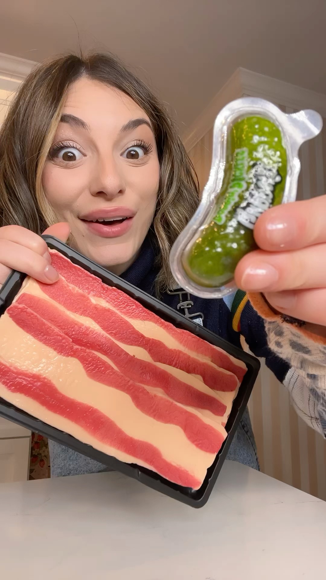 Gummy bacon or pickle extra ooze challenge! #candy