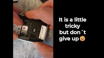 How to insert your SIM-card in a Doro 6820