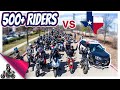 500 Riders vs Texas Drivers and Police