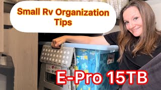 RV Organizing tips and ideas| Organizing a small trailer| Flagstaff E-Pro 15TB by Life With Stephanie 2,082 views 1 month ago 17 minutes