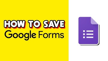 How to Save a Google Form (Quick & Easy)