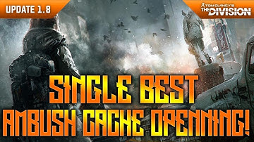 The Division 1.8 | Single Best Ambush Superior Cache Opening!