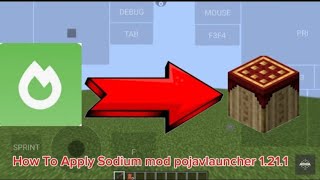 How to apply sodium mod 1.21.1 in pojavlauncher screenshot 4