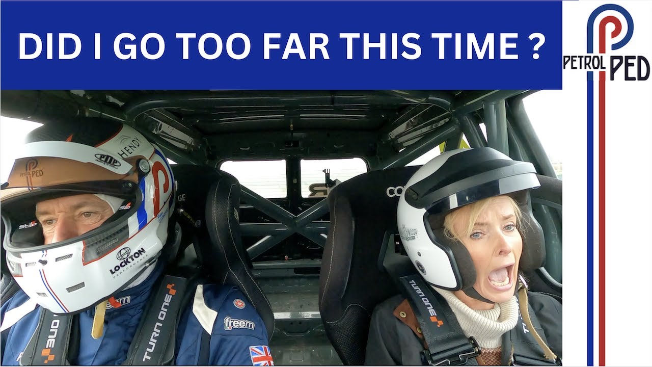 Passenger melt-down in a 300hp Mini Challenge race car - Featuring Joe Achilles !