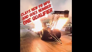 CLAY GOES HIS PB MPH AND NUMBER ONE QUALIFIER