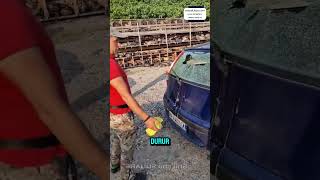 Bir Araba Camı Bu Şekilde Kırılabilir Mi