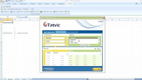 Tatvic Google Analytics Exceltool   Profile refresh
