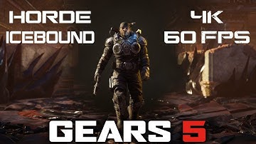 Gears 5 - Horde Icebound - Master - Pilot - 50 waves - 4k 60 fps.