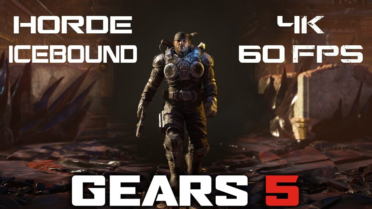 Gears 5 - Horde Icebound - Master - Pilot - 50 waves - 4k 60 fps.