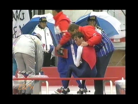 Winter Olympic Games Albertville 1992 - impression Karlstad, Koss, Visser, Zandstra, Veldkamp (5 km)