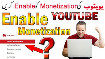 How To Enable YouTube Channel Monetization in Urdu/Hindi Tutorial