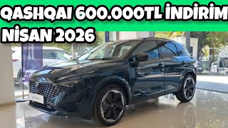 Ni̇san 2026 Nissan Qashqai Bayi̇ Pazarlikli İndi̇ri̇mli̇ Fi̇yatlari