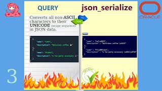 Oracle json_serialize[3]: Converts all non-ASCII characters to their Unicode escape sequences