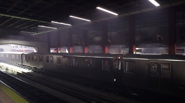 Unreal Engine 5 Subway Station Environment