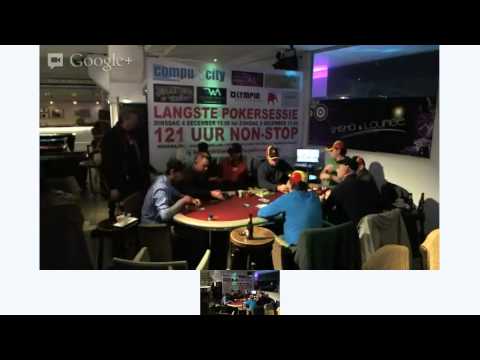 World endurance poker record 129 hours by Eric Smellers