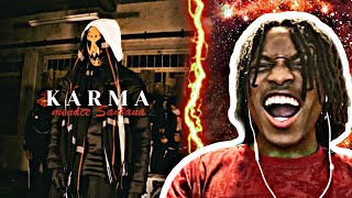 menace Santana - Freestyle Karma | AMERICAN REACTS TO FRENCH DRILL/RAP!! | MikeeBreezyy Resimi