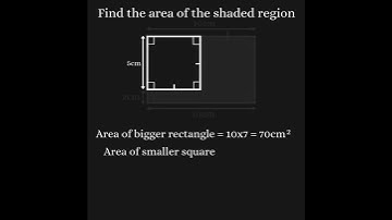 Find the area of the shaded region