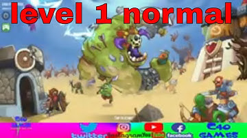 king of defense level 1 normal with local hero