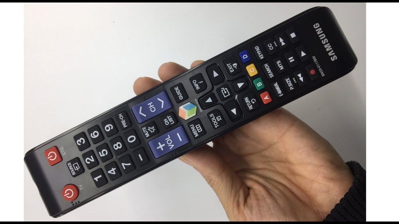 remote samsung BN59-01178W - YouTube