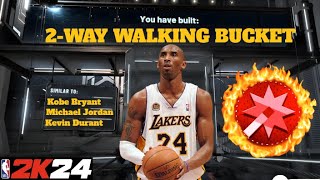 *NEW* RARE 2WAY WALKING BUCKET BUILD IN NBA 2K24! SUPER RARE OVERPOWERED DEMIGOD W/CONTACT DUNKS!