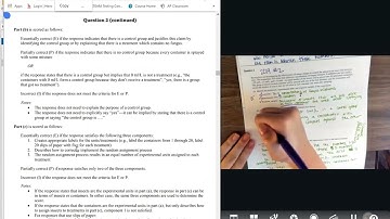 AP Review: Unit 1-7 FRQ Video Scoring(part two)