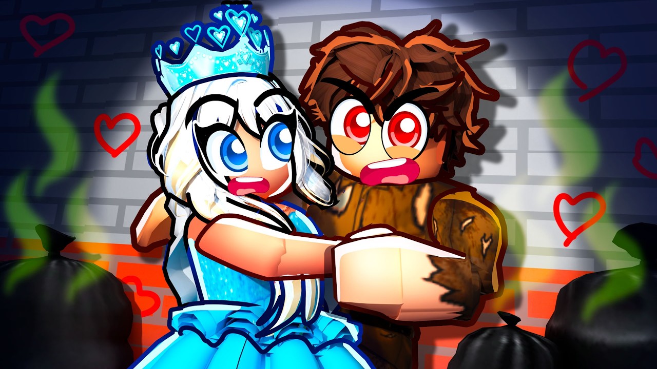 PEASANT And PRINCESS FORBIDDEN LOVE in Roblox...