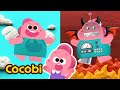 Robot Mom vs Real Mom😱 Who Do You Like More? | Songs for Kids | Cocobi