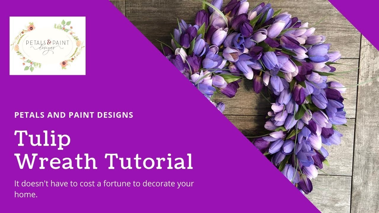 Tulip Wreath Tutorial YouTube