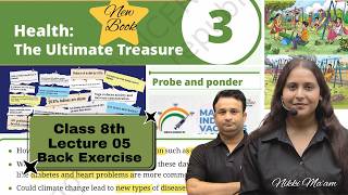 CLASS 8 Science Chapter-3 | Health The Ultimate Treasure L-05 Back Exercise | Nikki ma'am