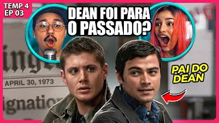 CASTIEL MANDOU DEAN PARA O PASSADO? | SUPERNATURAL T04E03