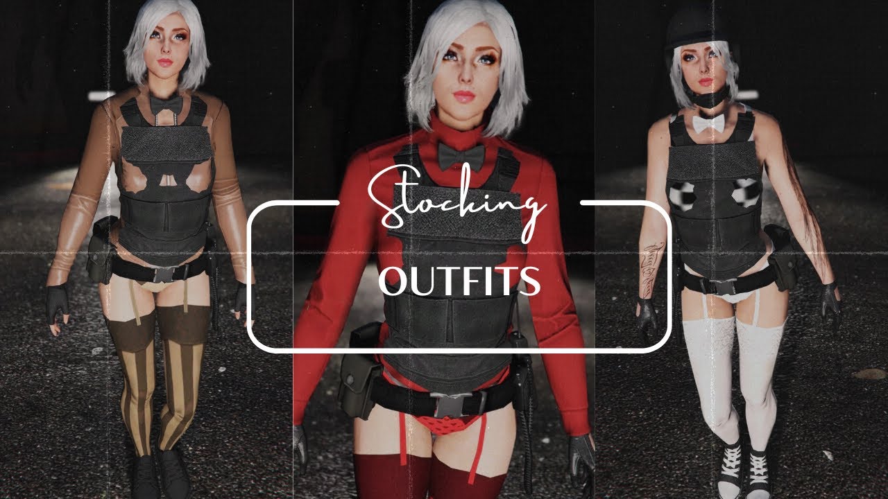FEMALE STOCKINGS COMPONENT OUTFITS - GTA ONLINE | PS4